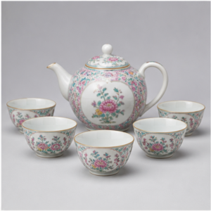粉彩茶具套装
